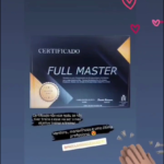 Exemplo de certificado Full Master emitido pela Priscila Rodrigues Academy