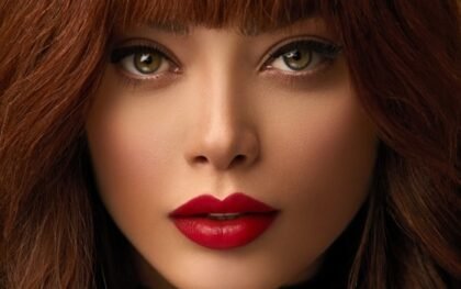 Lábios com micropigmentação labial bem definida
