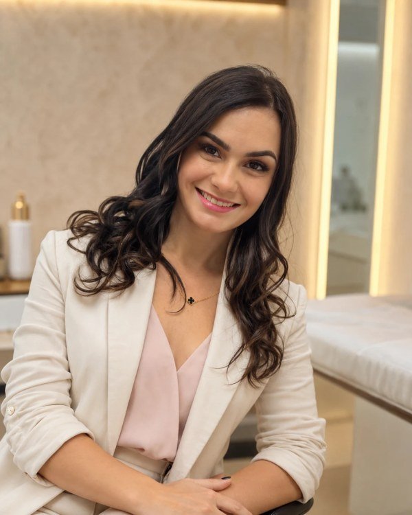 Beatriz Oliveira, instrutora do curso Bella Brow